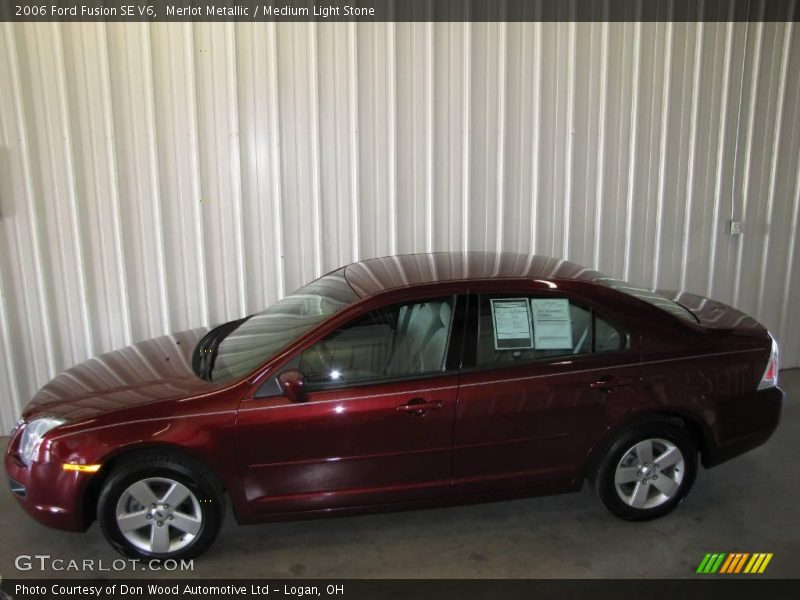 Merlot Metallic / Medium Light Stone 2006 Ford Fusion SE V6