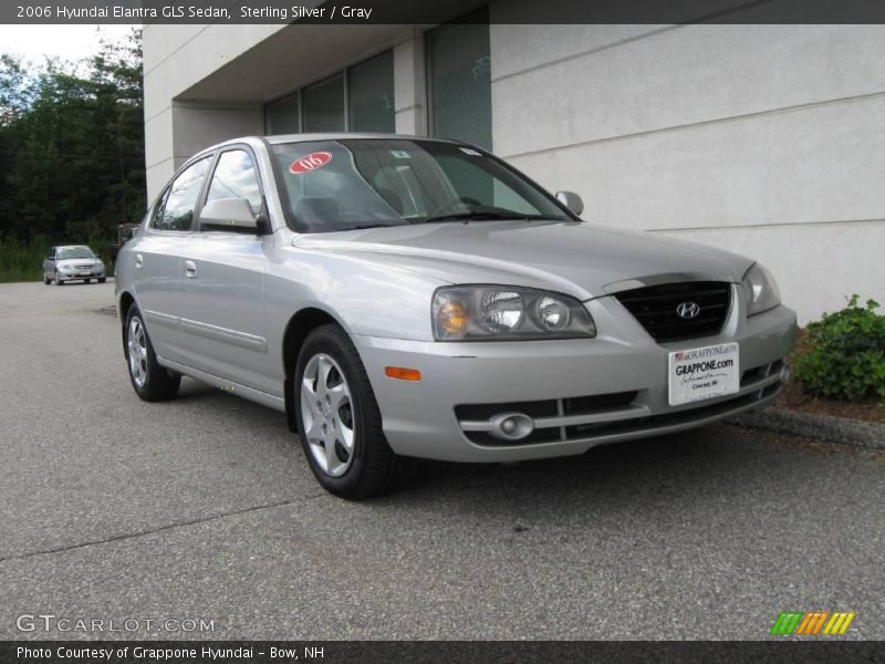 Sterling Silver / Gray 2006 Hyundai Elantra GLS Sedan