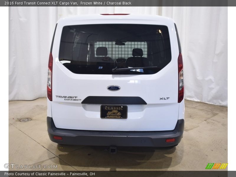 Frozen White / Charcoal Black 2016 Ford Transit Connect XLT Cargo Van