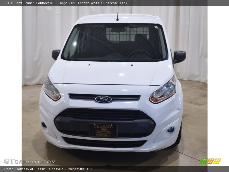 Frozen White / Charcoal Black 2016 Ford Transit Connect XLT Cargo Van