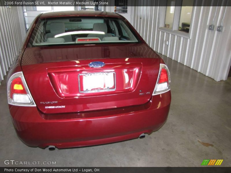 Merlot Metallic / Medium Light Stone 2006 Ford Fusion SE V6