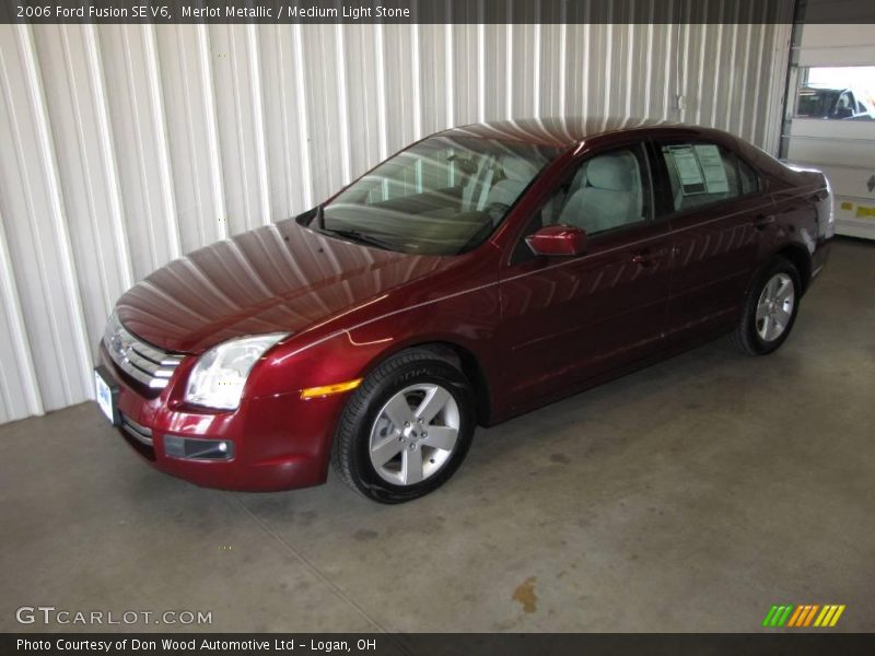 Merlot Metallic / Medium Light Stone 2006 Ford Fusion SE V6