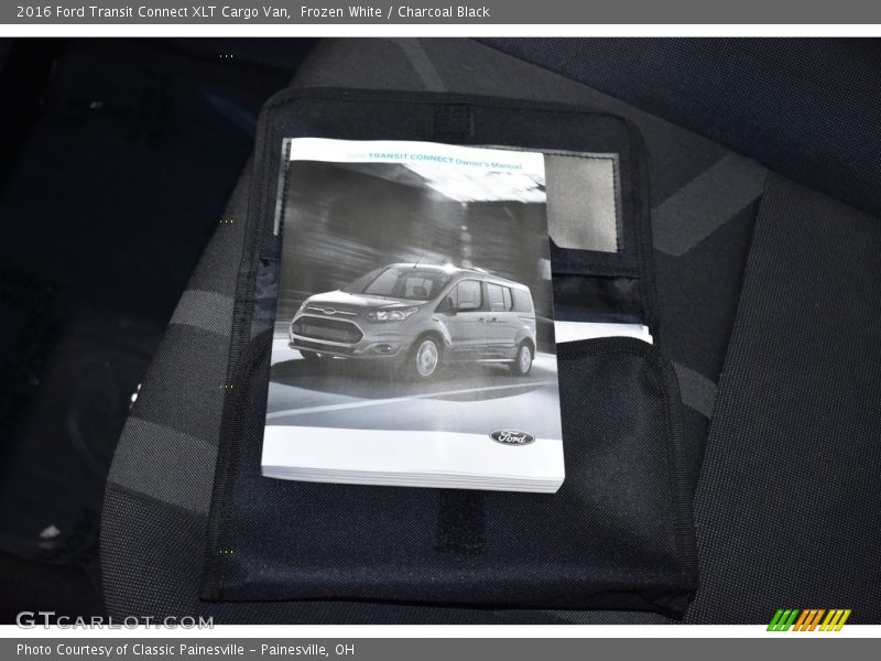 Frozen White / Charcoal Black 2016 Ford Transit Connect XLT Cargo Van