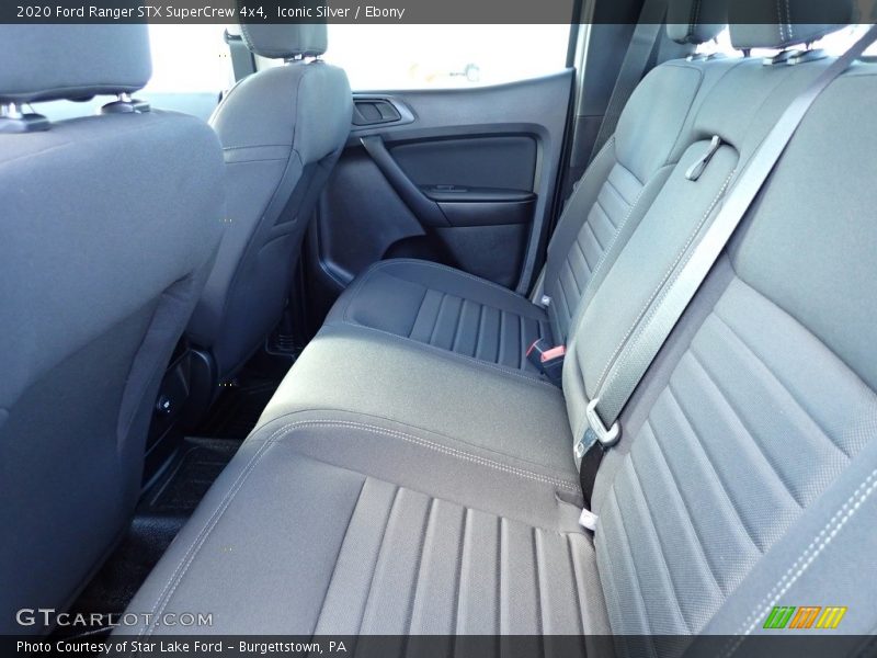 Rear Seat of 2020 Ranger STX SuperCrew 4x4