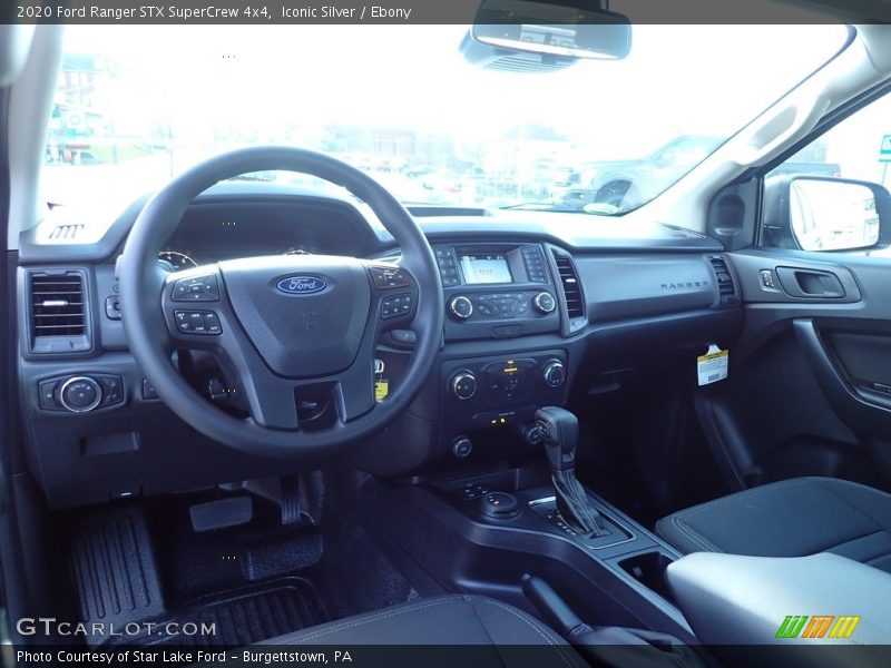 Front Seat of 2020 Ranger STX SuperCrew 4x4