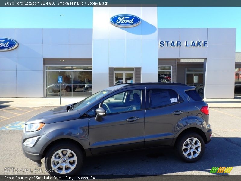Smoke Metallic / Ebony Black 2020 Ford EcoSport SE 4WD