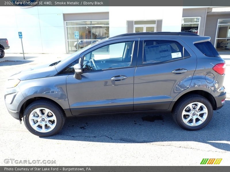 Smoke Metallic / Ebony Black 2020 Ford EcoSport SE 4WD