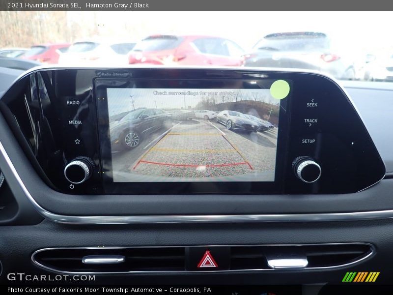 Hampton Gray / Black 2021 Hyundai Sonata SEL
