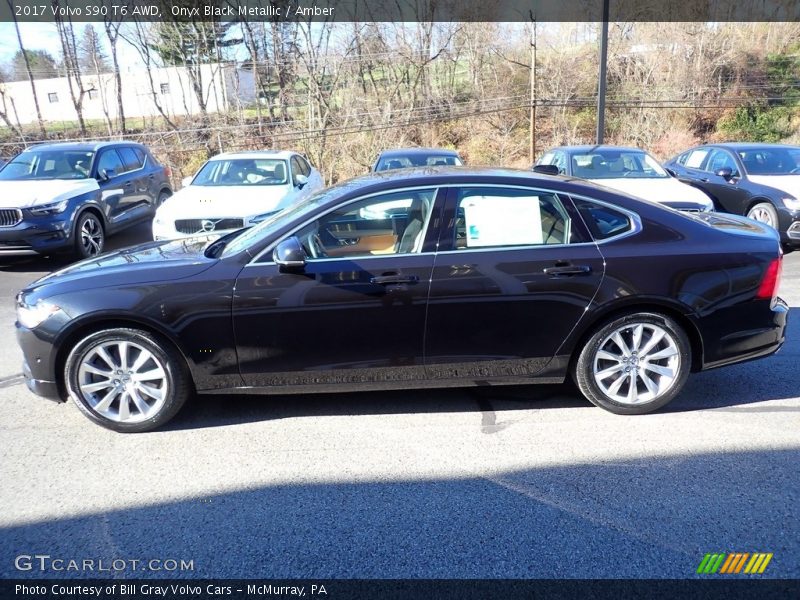 Onyx Black Metallic / Amber 2017 Volvo S90 T6 AWD