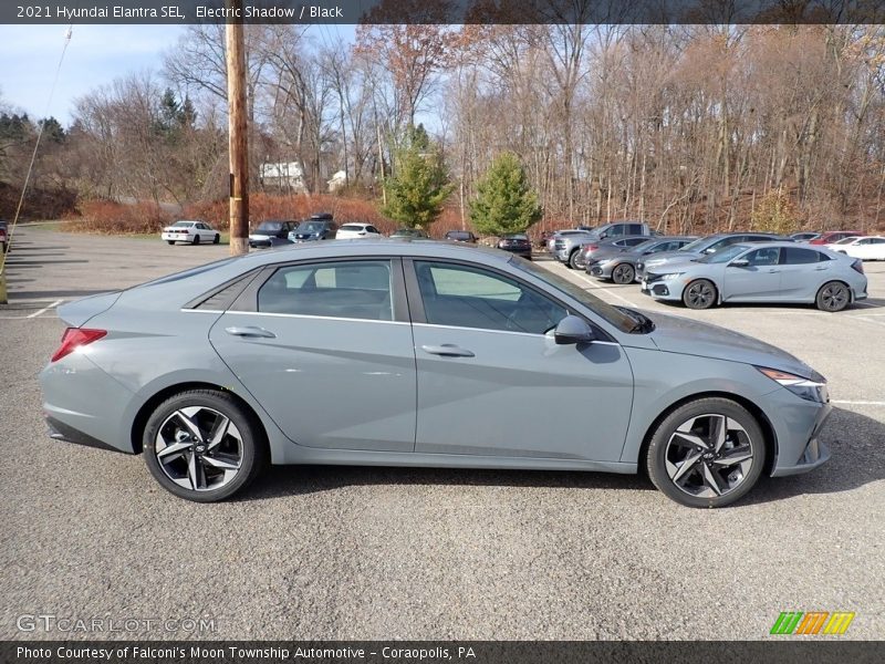 Electric Shadow / Black 2021 Hyundai Elantra SEL