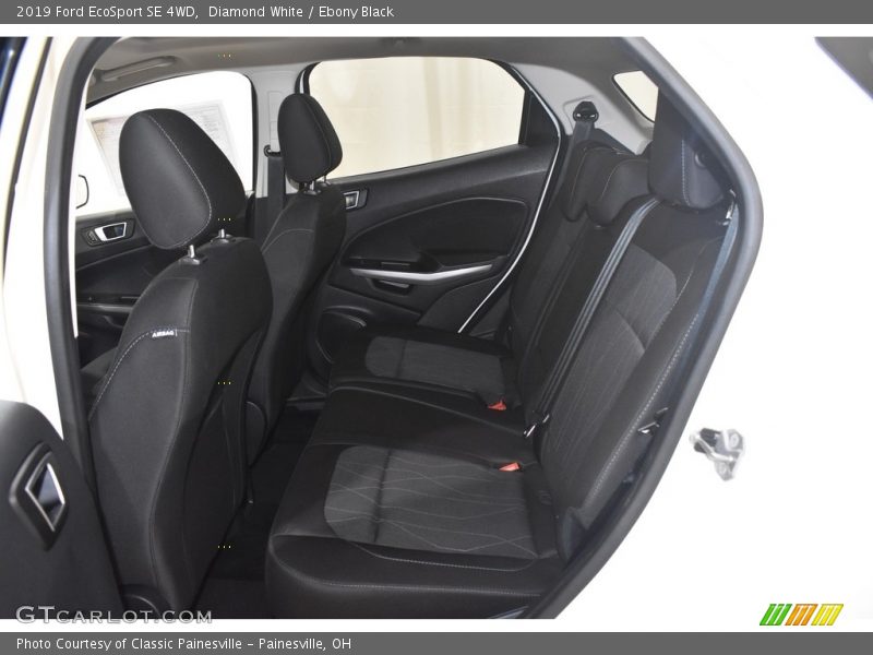 Diamond White / Ebony Black 2019 Ford EcoSport SE 4WD