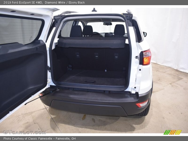 Diamond White / Ebony Black 2019 Ford EcoSport SE 4WD