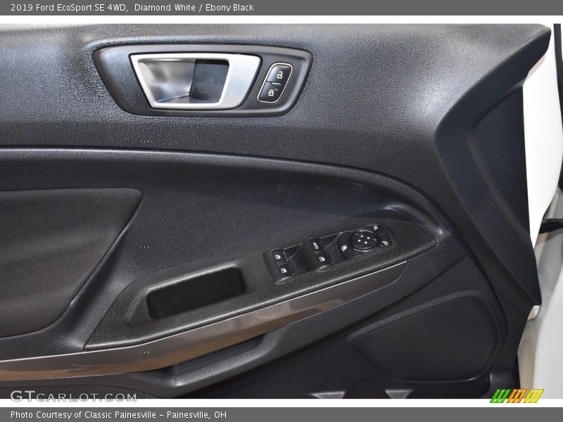 Diamond White / Ebony Black 2019 Ford EcoSport SE 4WD