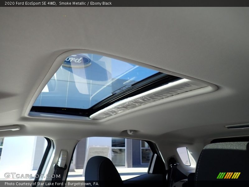 Smoke Metallic / Ebony Black 2020 Ford EcoSport SE 4WD