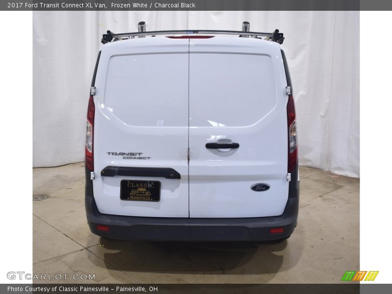 Frozen White / Charcoal Black 2017 Ford Transit Connect XL Van