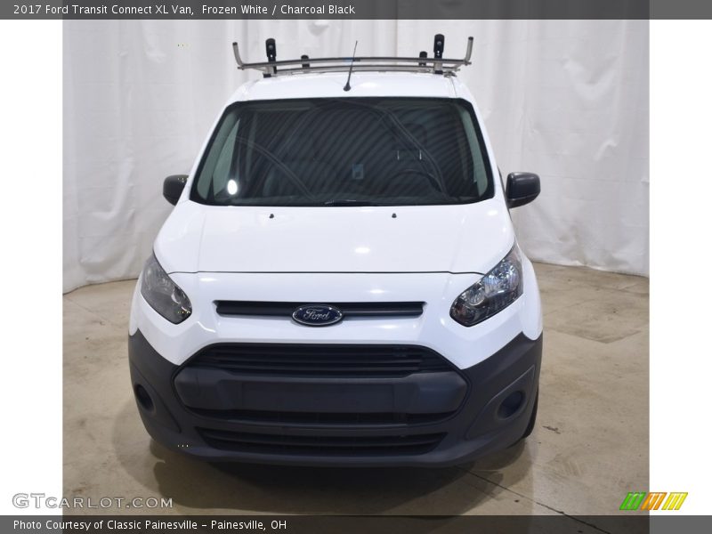 Frozen White / Charcoal Black 2017 Ford Transit Connect XL Van