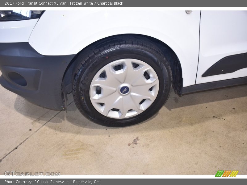 Frozen White / Charcoal Black 2017 Ford Transit Connect XL Van