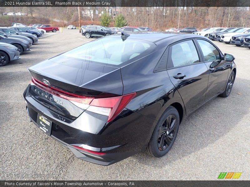Phantom Black / Medium Gray 2021 Hyundai Elantra SEL