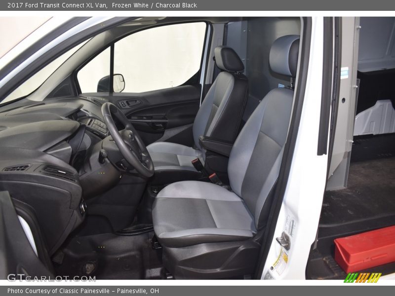 Frozen White / Charcoal Black 2017 Ford Transit Connect XL Van