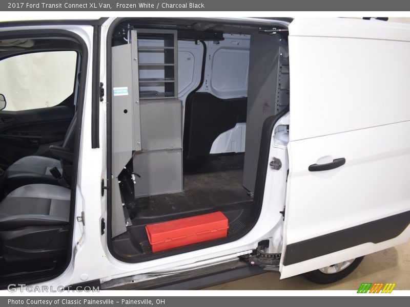 Frozen White / Charcoal Black 2017 Ford Transit Connect XL Van
