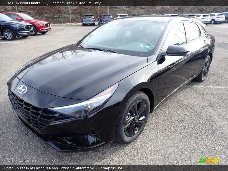 Phantom Black / Medium Gray 2021 Hyundai Elantra SEL