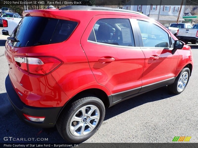 Race Red / Ebony Black 2020 Ford EcoSport SE 4WD