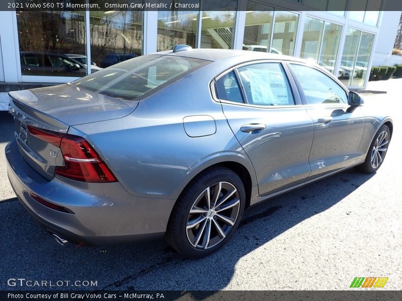 Osmium Gray Metallic / Charcoal 2021 Volvo S60 T5 Momentum