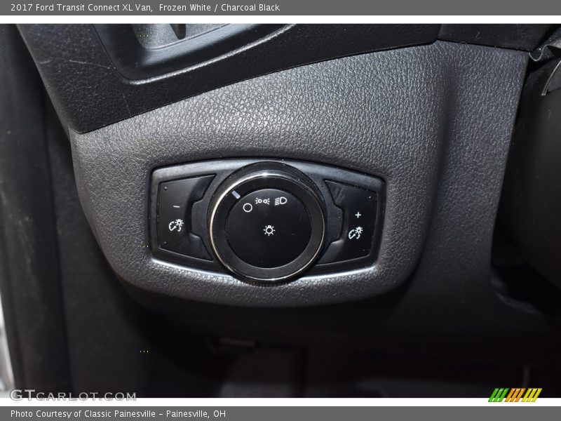 Frozen White / Charcoal Black 2017 Ford Transit Connect XL Van