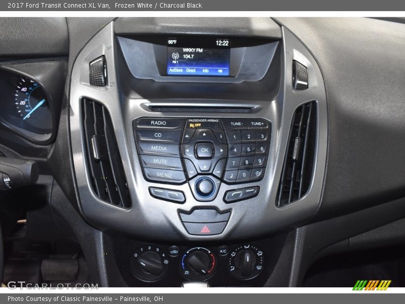 Frozen White / Charcoal Black 2017 Ford Transit Connect XL Van