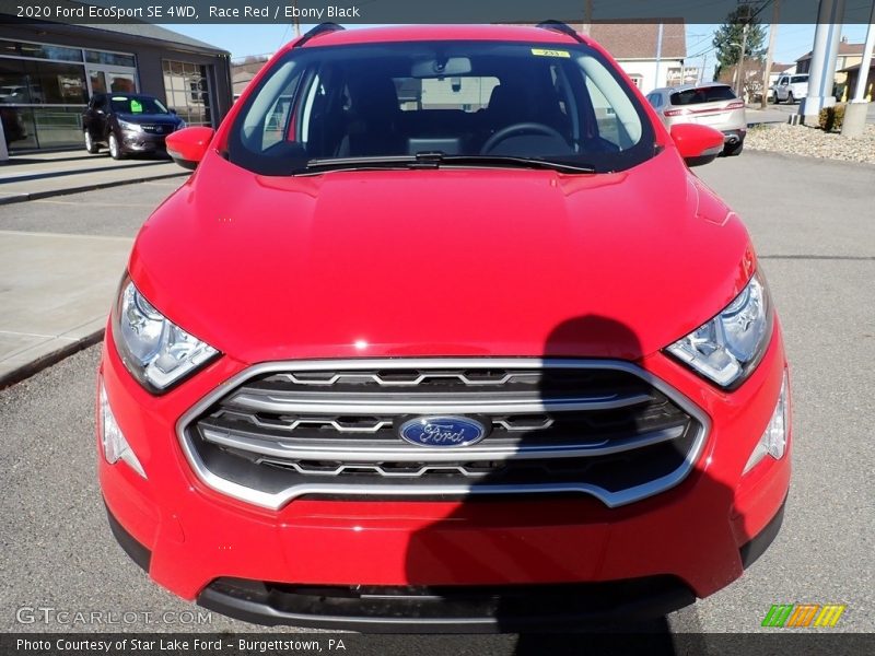 Race Red / Ebony Black 2020 Ford EcoSport SE 4WD