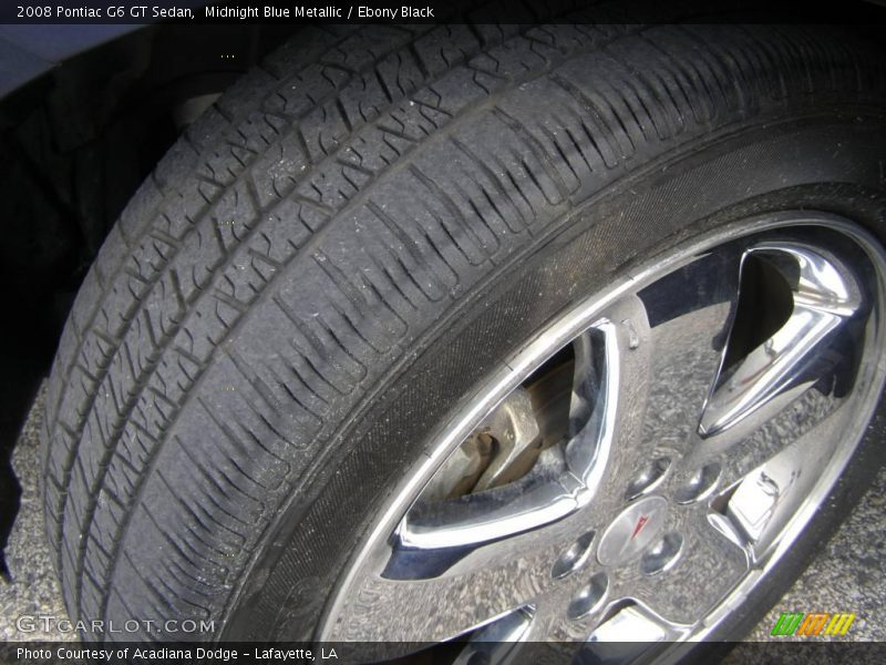 Midnight Blue Metallic / Ebony Black 2008 Pontiac G6 GT Sedan