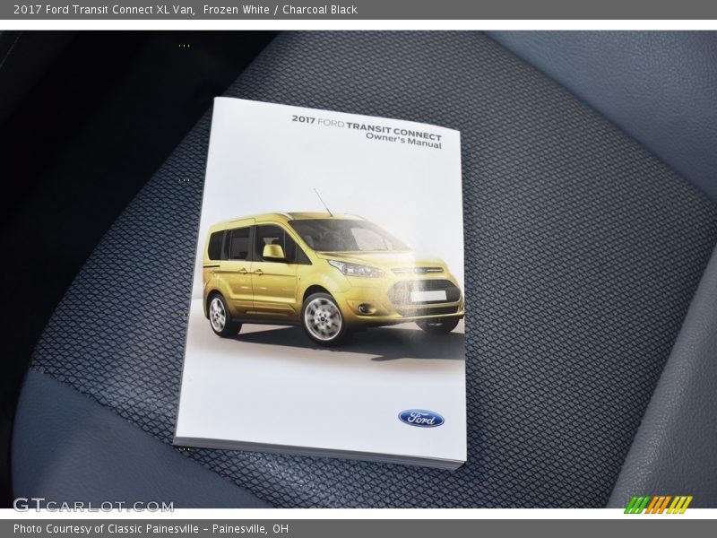 Frozen White / Charcoal Black 2017 Ford Transit Connect XL Van