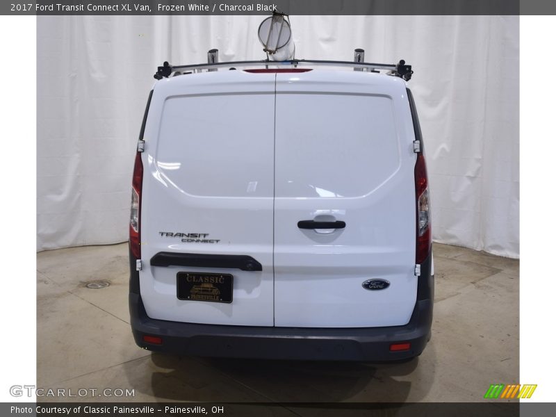Frozen White / Charcoal Black 2017 Ford Transit Connect XL Van