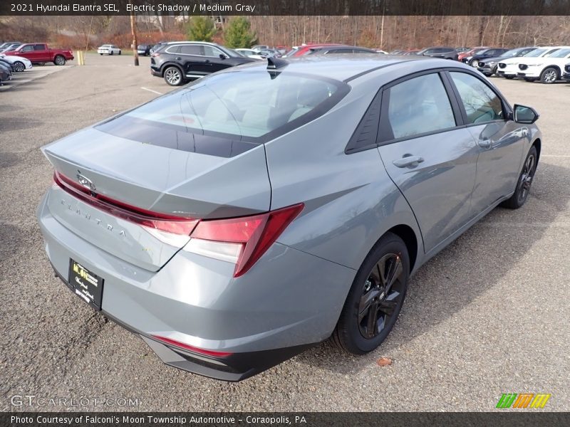 Electric Shadow / Medium Gray 2021 Hyundai Elantra SEL