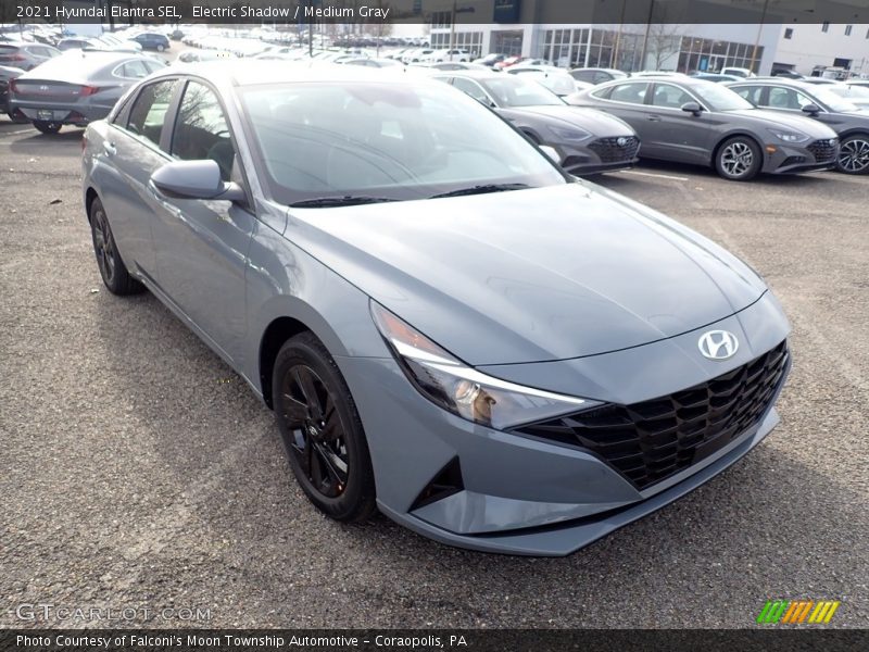 Electric Shadow / Medium Gray 2021 Hyundai Elantra SEL