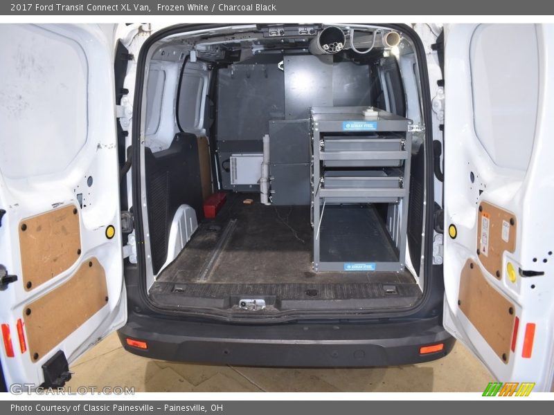 Frozen White / Charcoal Black 2017 Ford Transit Connect XL Van