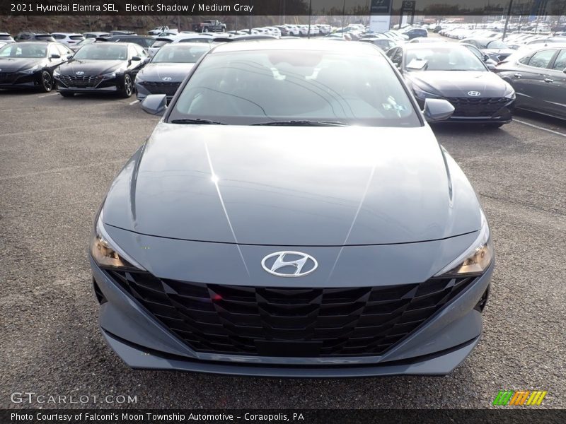 Electric Shadow / Medium Gray 2021 Hyundai Elantra SEL