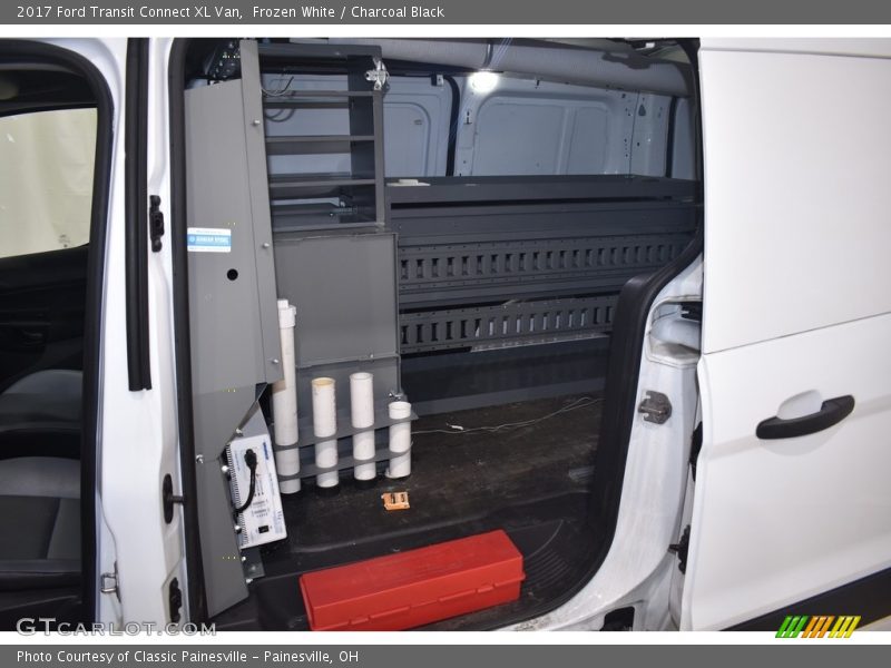 Frozen White / Charcoal Black 2017 Ford Transit Connect XL Van