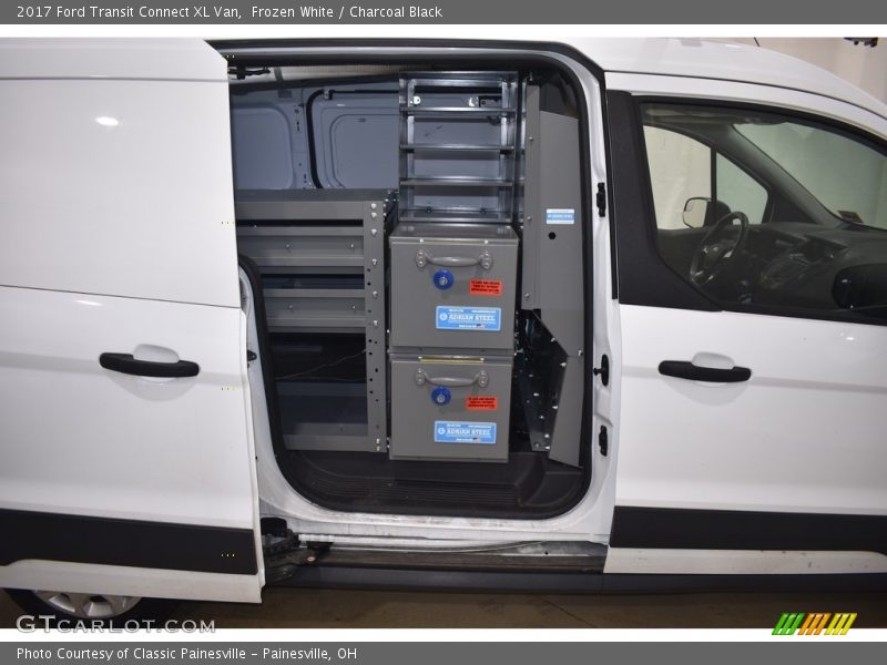 Frozen White / Charcoal Black 2017 Ford Transit Connect XL Van