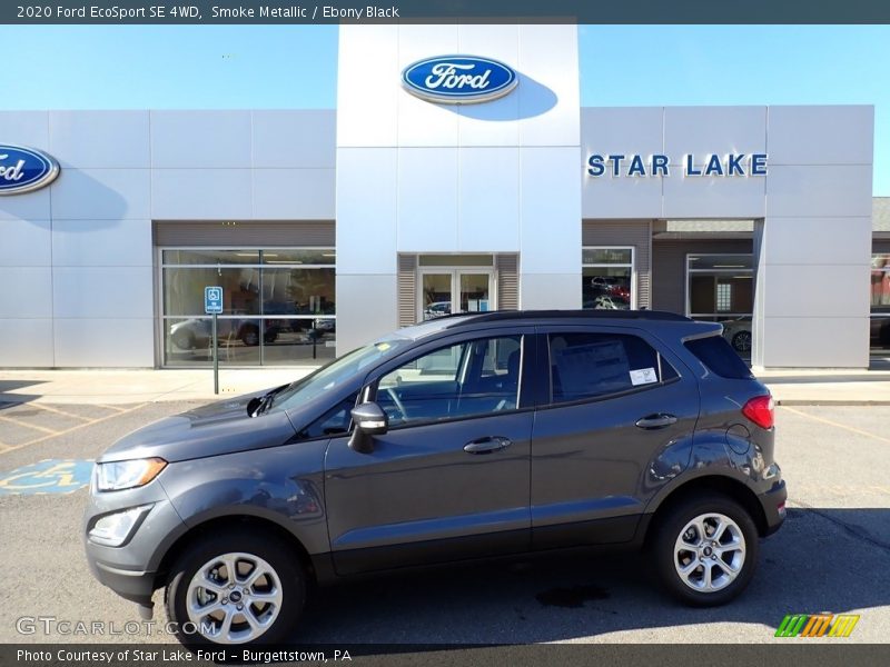 Smoke Metallic / Ebony Black 2020 Ford EcoSport SE 4WD