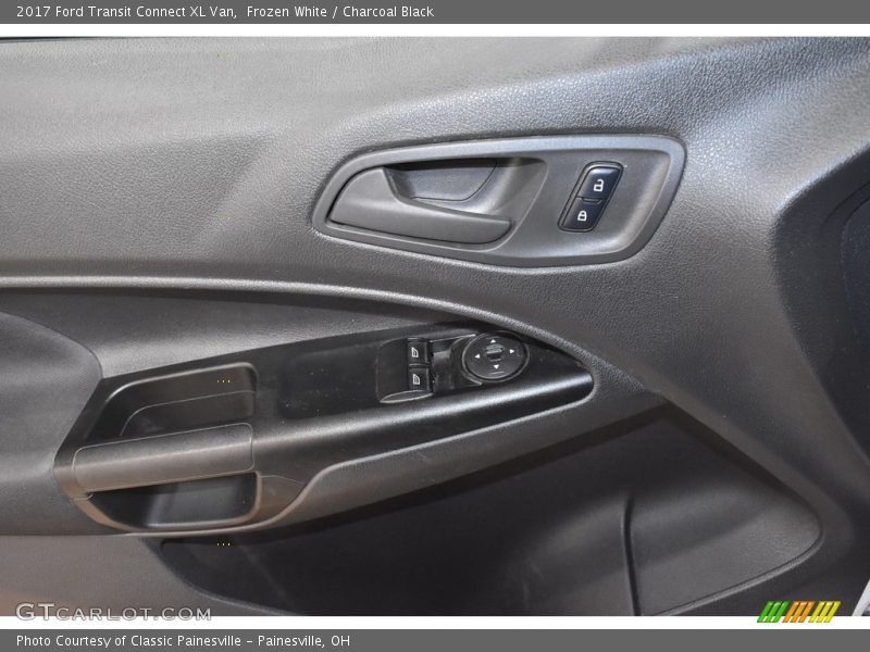 Frozen White / Charcoal Black 2017 Ford Transit Connect XL Van