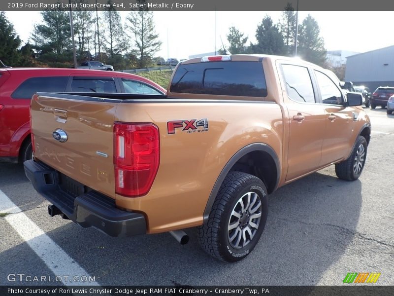 Saber Metallic / Ebony 2019 Ford Ranger Lariat SuperCrew 4x4