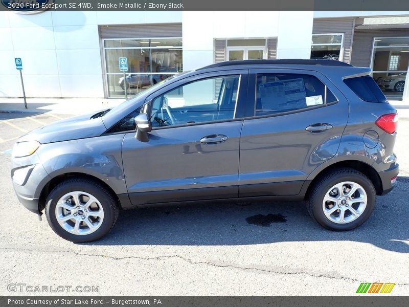 Smoke Metallic / Ebony Black 2020 Ford EcoSport SE 4WD