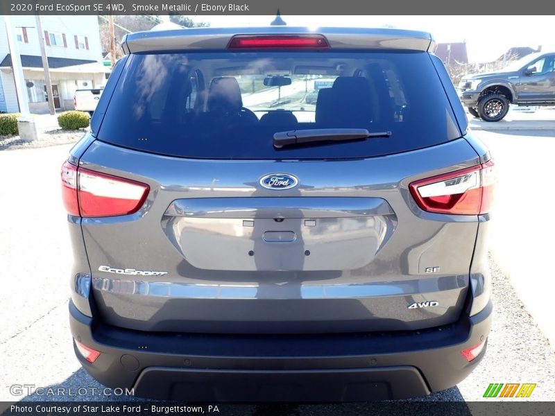 Smoke Metallic / Ebony Black 2020 Ford EcoSport SE 4WD