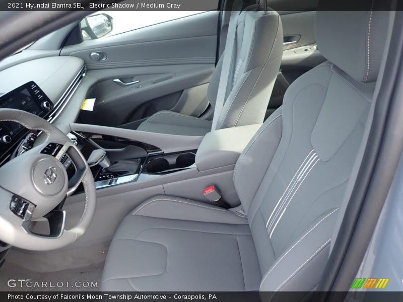 Electric Shadow / Medium Gray 2021 Hyundai Elantra SEL