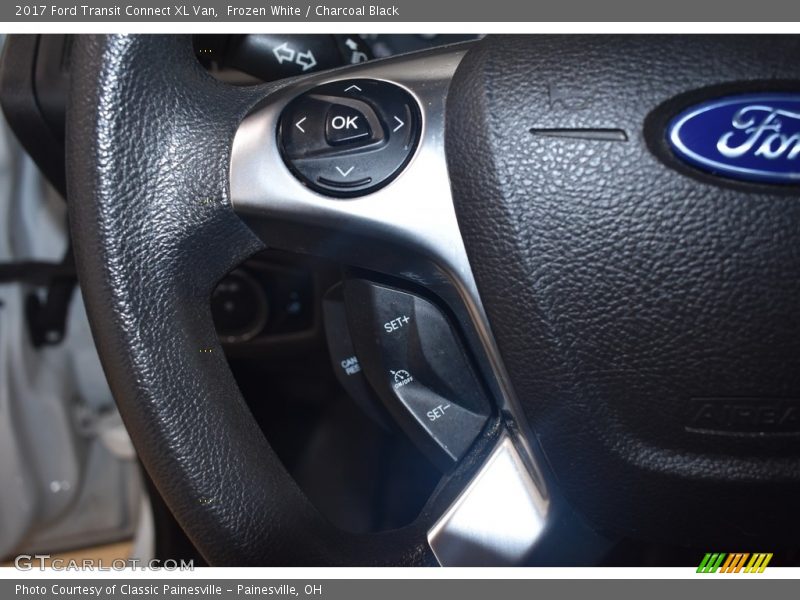 Frozen White / Charcoal Black 2017 Ford Transit Connect XL Van