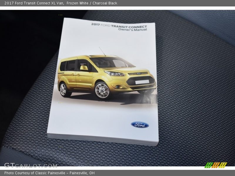 Frozen White / Charcoal Black 2017 Ford Transit Connect XL Van