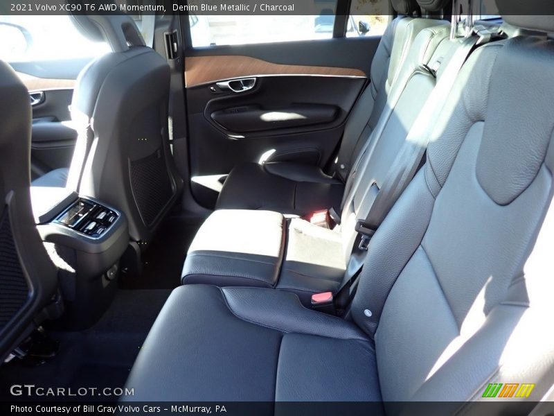 Denim Blue Metallic / Charcoal 2021 Volvo XC90 T6 AWD Momentum