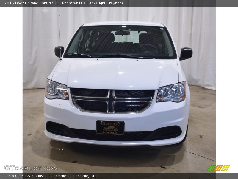 Bright White / Black/Light Graystone 2016 Dodge Grand Caravan SE