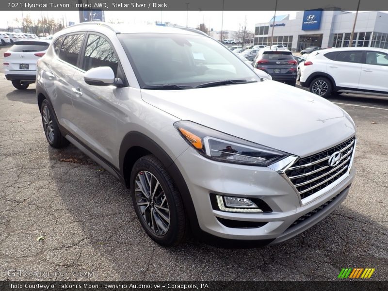 Stellar Silver / Black 2021 Hyundai Tucson Limited AWD